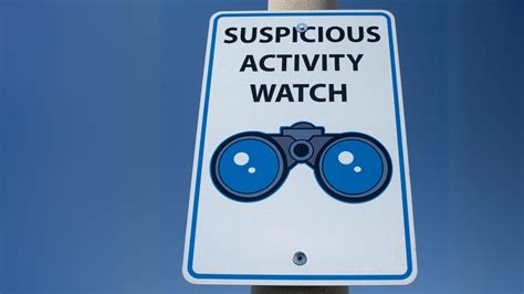 What to do if there is suspicious activity on your .